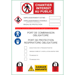 BALISAGE DE CHANTIER AMIANTE